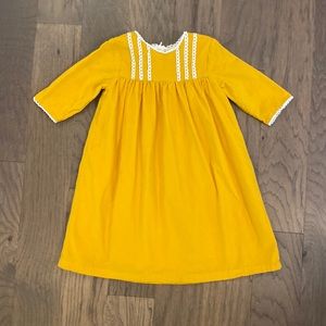 Mustard corduroy Dress by The Oaks